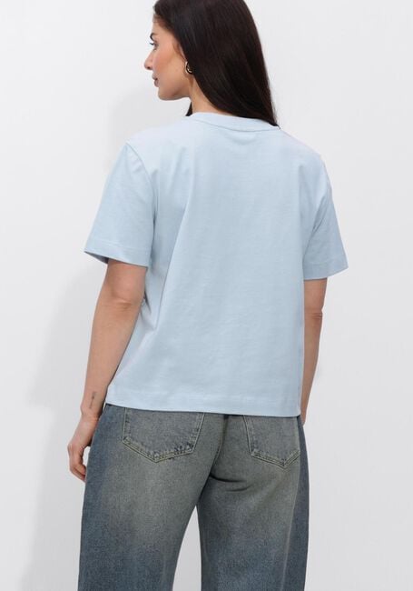 SELECTED WOMEN T-shirt SLFESSENTIAL SS BOXY TEE Bleu clair - large