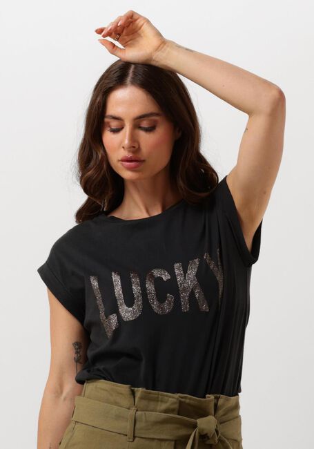 BY-BAR T-shirt THELMA LUCKY TOP en noir - large