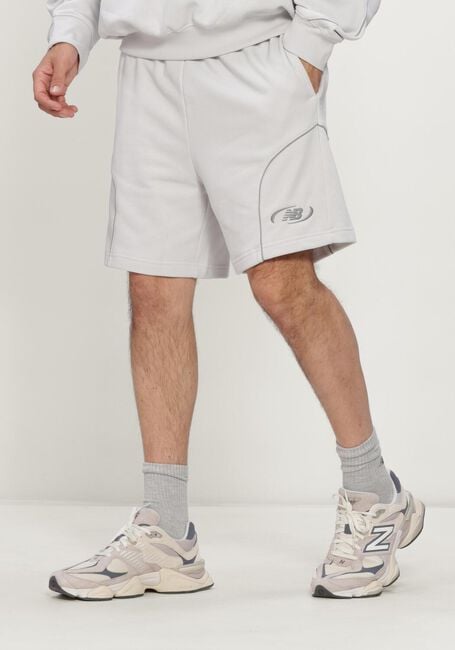 NEW BALANCE Pantalon courte TS FT SHT 7 en gris - large