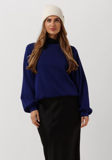 Blauwe MSCH COPENHAGEN Trui MSCHNELINA IMA Q RAGLAN SWEATSHIRT - large
