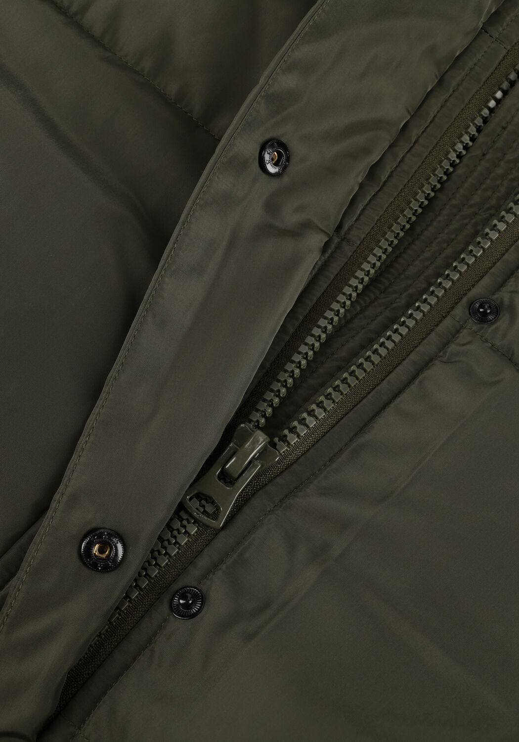 NOTRE-V Veste matelass&eacute; PUFFER COAT MIDI Vert fonc&eacute; - large