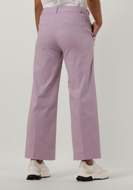 SUMMUM Pantalon TROUSERS WIDE LEG CLASSIC STRETCH en violet - large