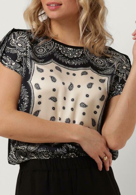 LIU JO T-shirt JERSEY RASO T-SHIRT en noir - large
