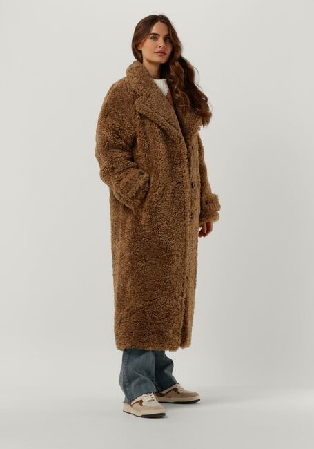 BEAUMONT Manteau Teddy TEDDY STATEMENT COAT en marron - large