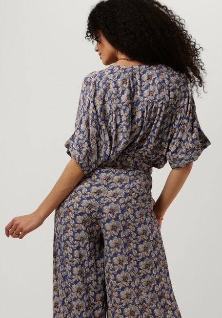 Blauwe BY-BAR  BO TROPICO BLOUSE - large
