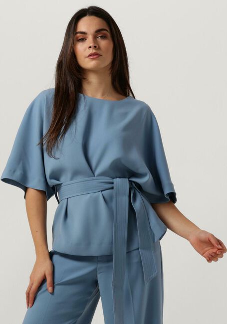 Lichtblauwe MOS MOSH  RIKAS LEIA BLOUSE - large
