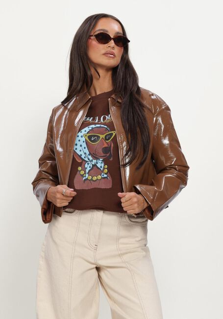 YDENCE Jack JACKET FAYE en marron - large
