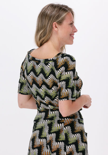 Zwarte VANILIA Top RETRO ZIGZAG SQUARE - large