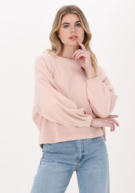 SUMMUM Pull SWEATER SCUBA JERSEY en rose - large