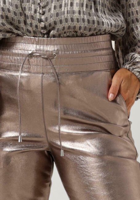 IBANA Pantalon POGGY METALLIC en bronze - large