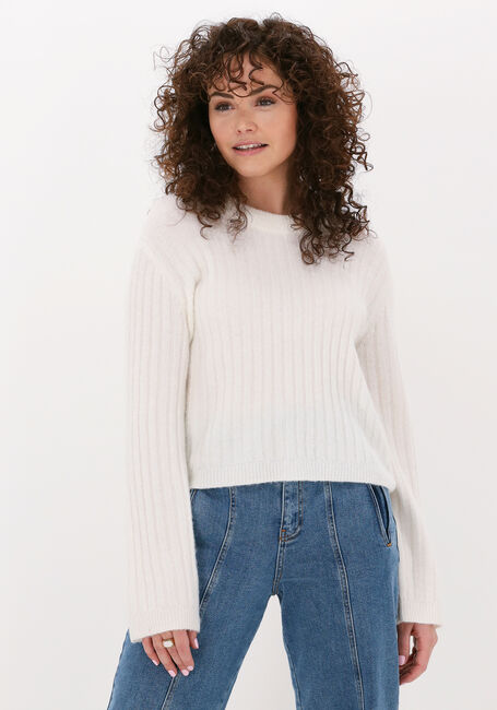 JUST FEMALE Pull REBELO CROPPED JUMPER Crème - large