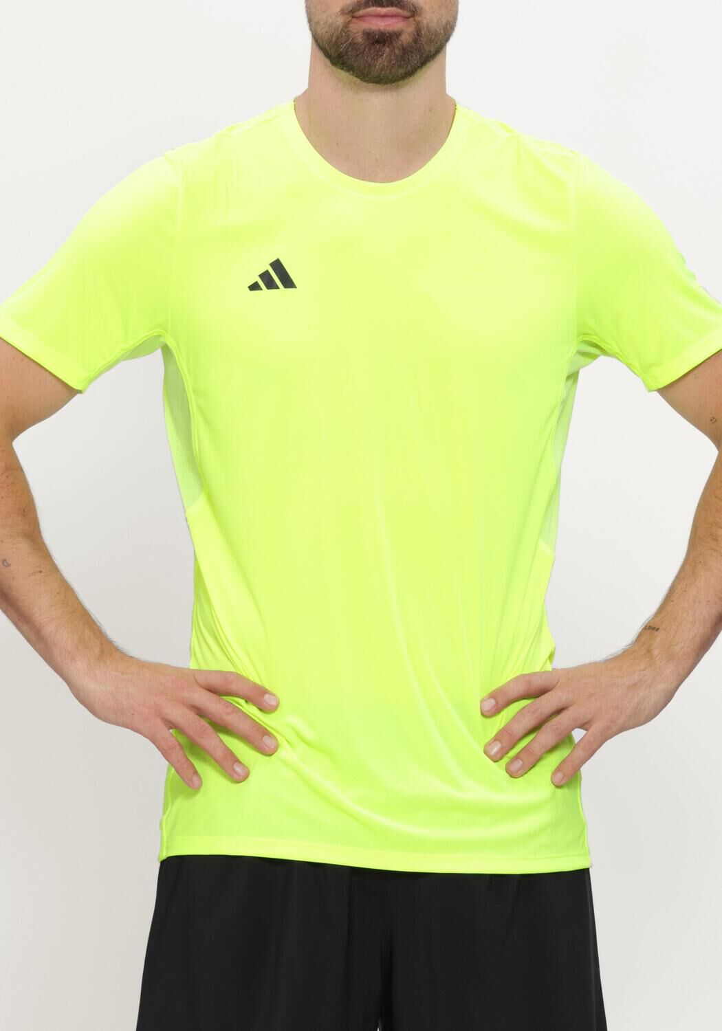 Lime ADIDAS Sportshirts ADIZERO E TEE - large