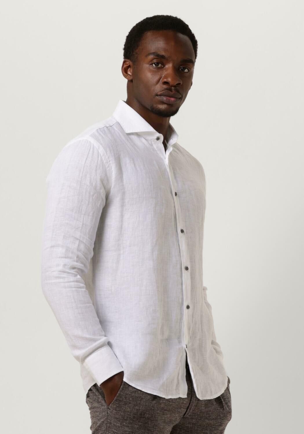 Witte GENTILUOMO Casual overhemd S9226 120 Omoda