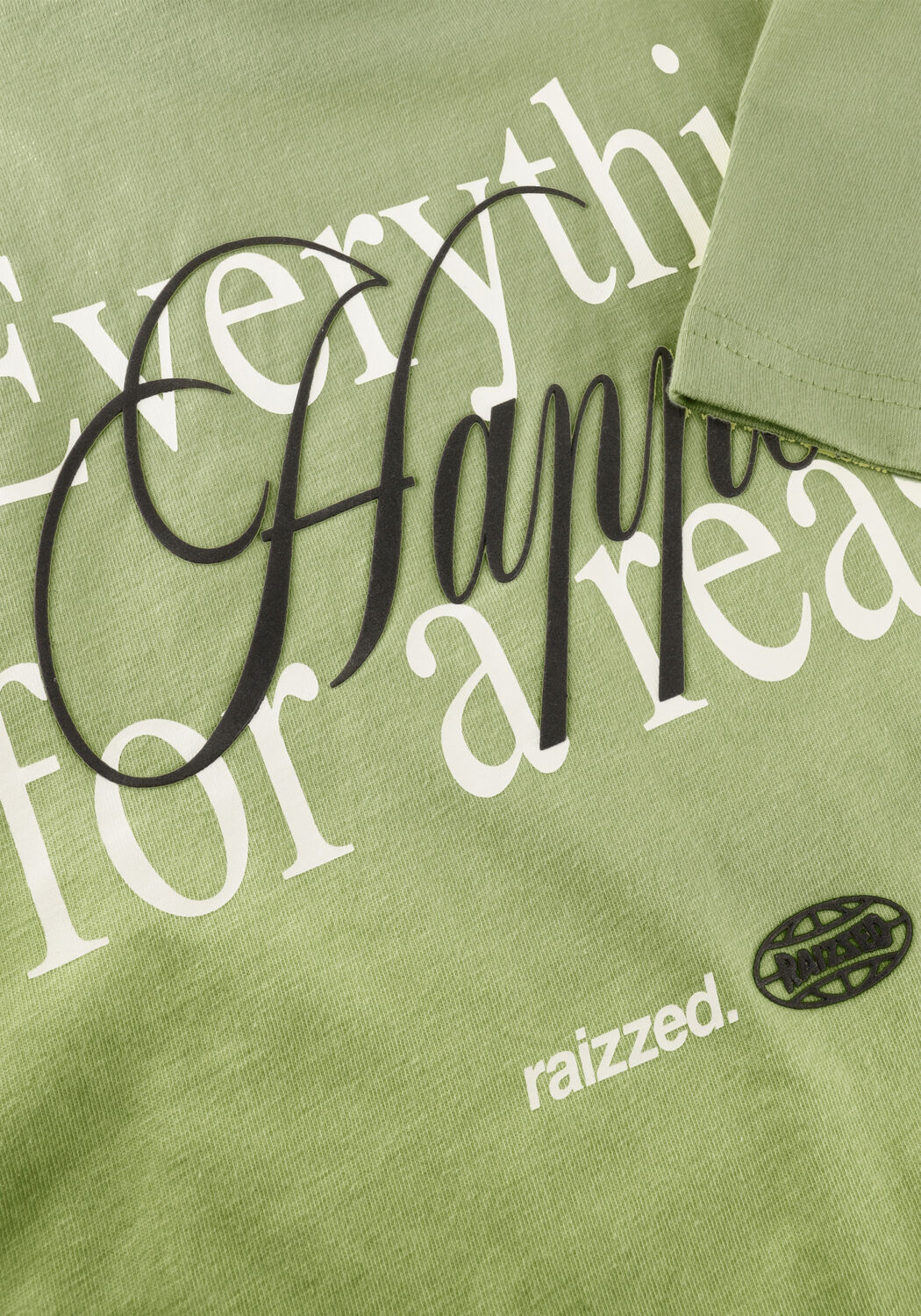RAIZZED T-shirt HAPPENS Chaux - large