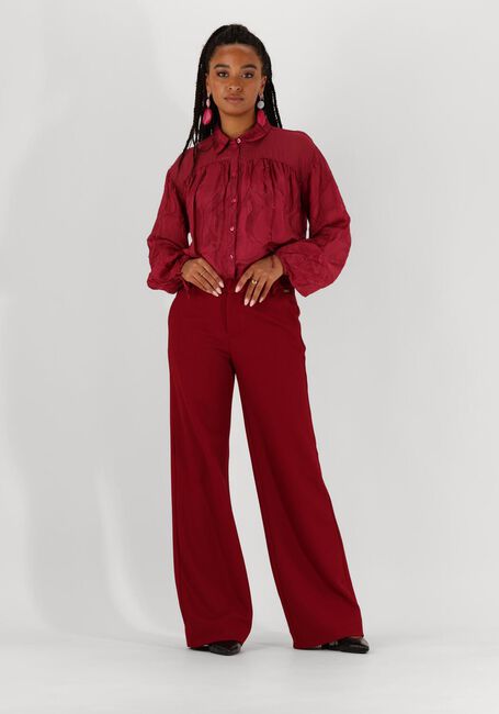 POM AMSTERDAM JAQCUARD BURGUNDY RED Blouses en rouge - large