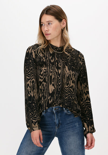 Bruine MODSTRÖM  MAE PRINT SHIRT - large