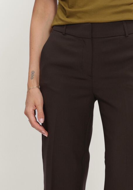SELECTED WOMEN Pantalon SLFRITA MW WIDE PANT MEL en marron - large