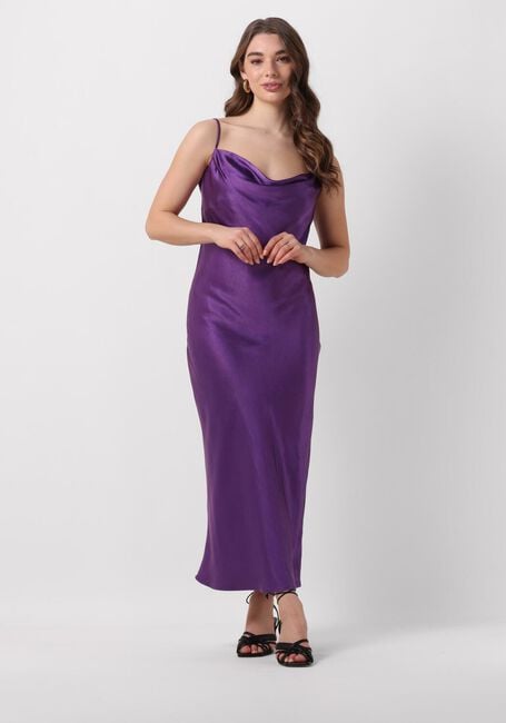 NOTRE-V Robe maxi SATIN STRAP DRESS en violet - large