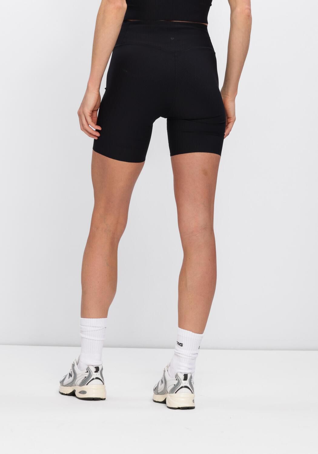 Zwarte BJORN BORG Broeken/jumpsuits STUDIO RIBBED SHORTS - large