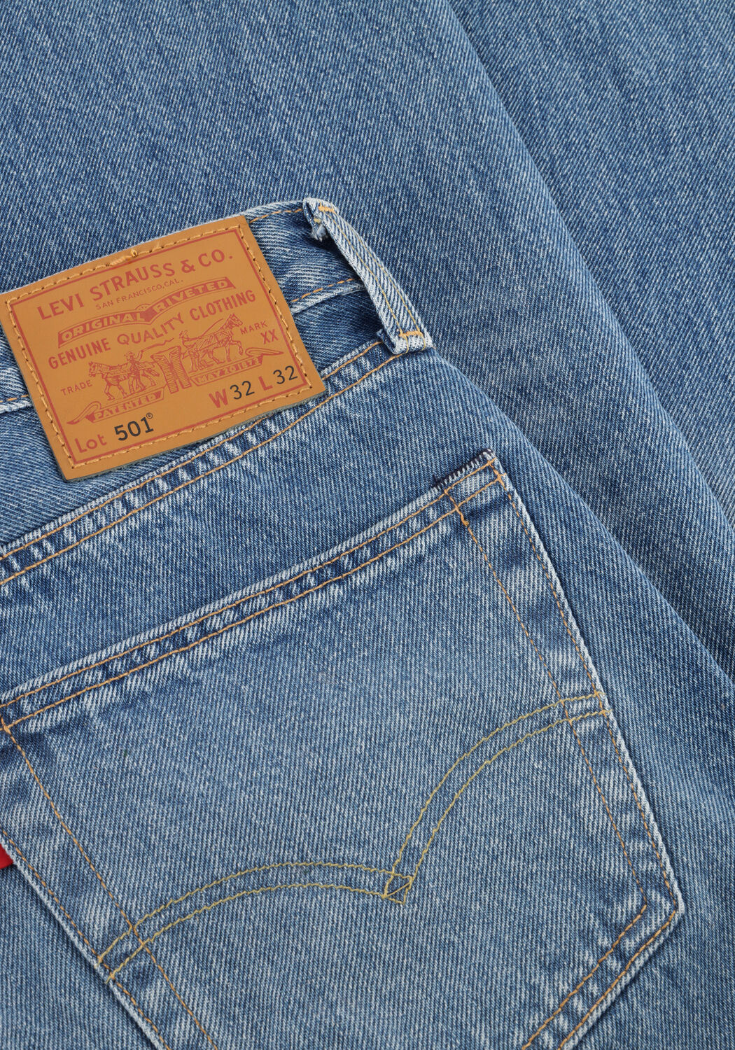 LEVI'S Straight leg jeans 501 LEVIS ORIGINAL FIT en bleu - large