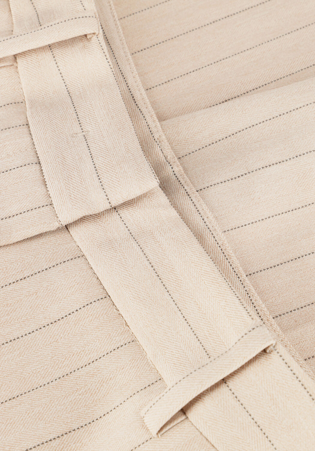 Beige BRUUNS BAZAAR Pantalon ELEZA PANTS - large