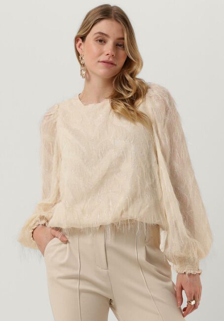 Witte SUMMUM Blouse TOP FLUFFY - large