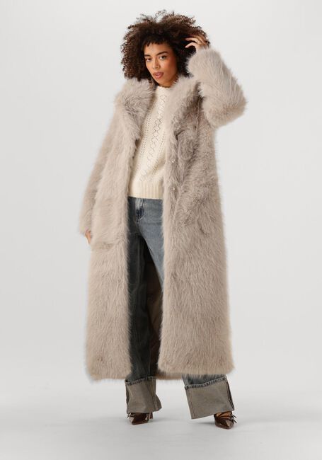 OBJECT OBJISADORA L/S LO HAIRY LONG COAT - large