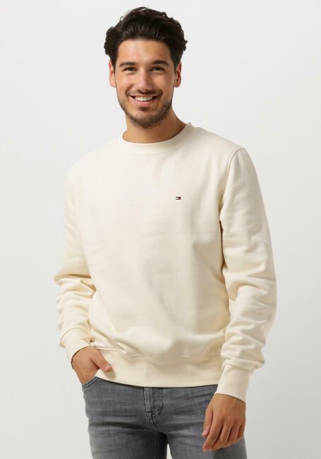 TOMMY HILFIGER Chandail FLAG LOGO SWEATSHIRT Blanc - large