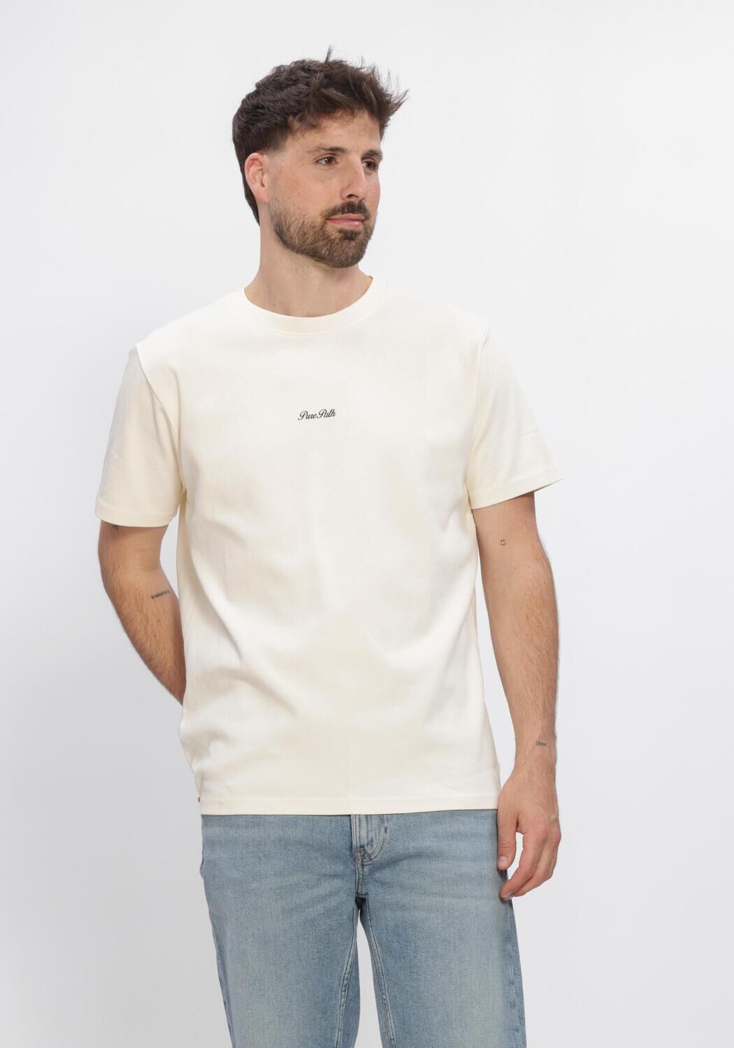 PURE PATH T-shirt RIVA VIEW T-SHIRT en beige - large