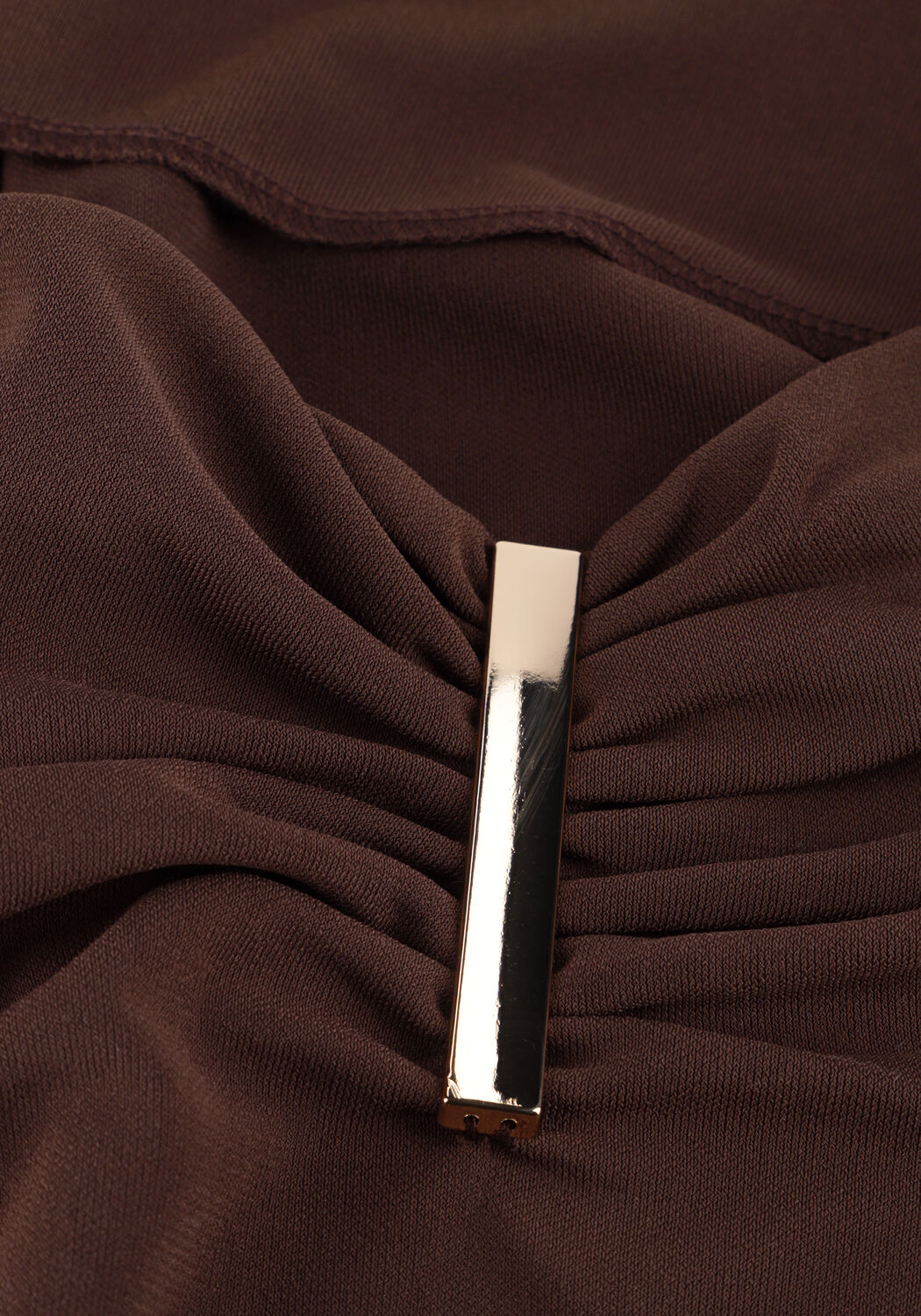 DANTE6 Haut GOU EMBELLISHED DRAPEY TOP en marron - large