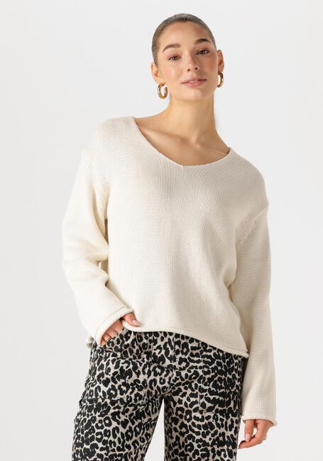 MOS MOSH Pull MMBINE LSV-NECK KNIT Écru - large