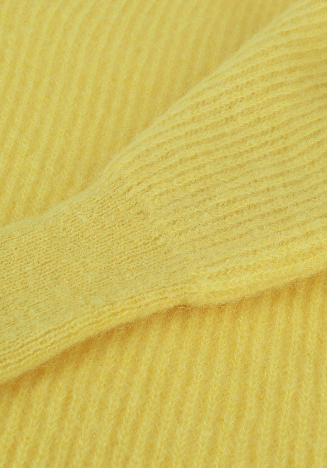 Gele CO'COUTURE Trui LEONA RIB WING KNIT - large