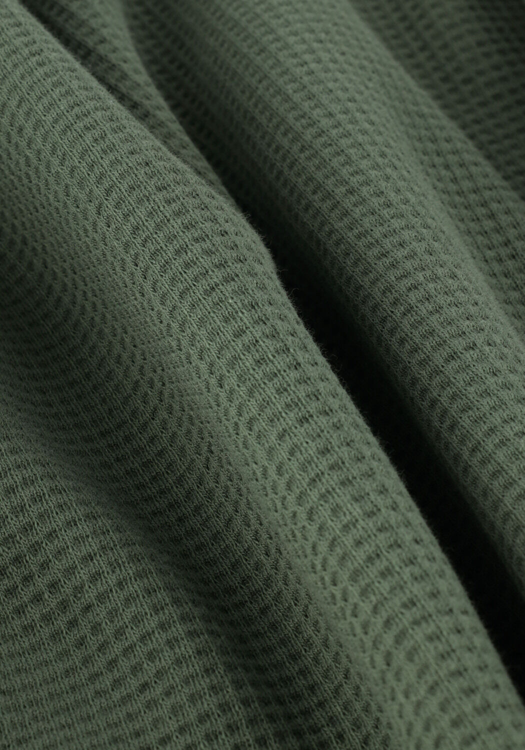 Olijf PUREWHITE T-shirt TSHIRT WITH WAFFLE STRUCTURE - large