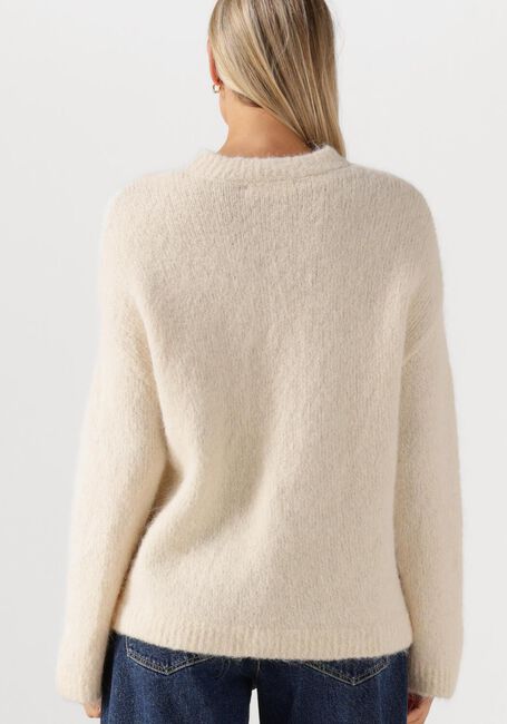 Gebroken wit SELECTED WOMEN Trui SLFGABRIELLA LS KNIT NEW O-NECK - large
