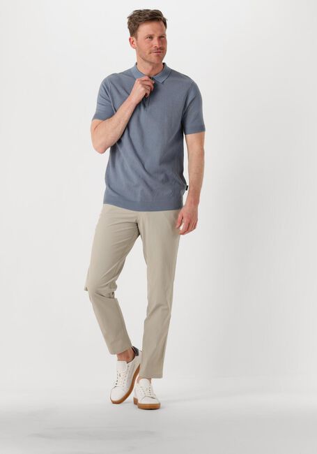 SAINT STEVE Polo SONNY Bleu clair - large