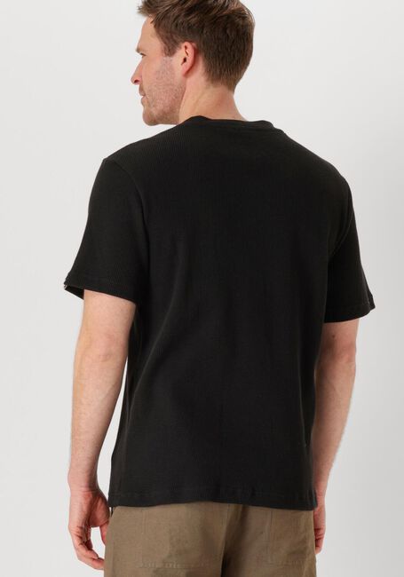 Zwarte ANERKJENDT T-shirt AKKIKI S/S WAFFLE TEE - large