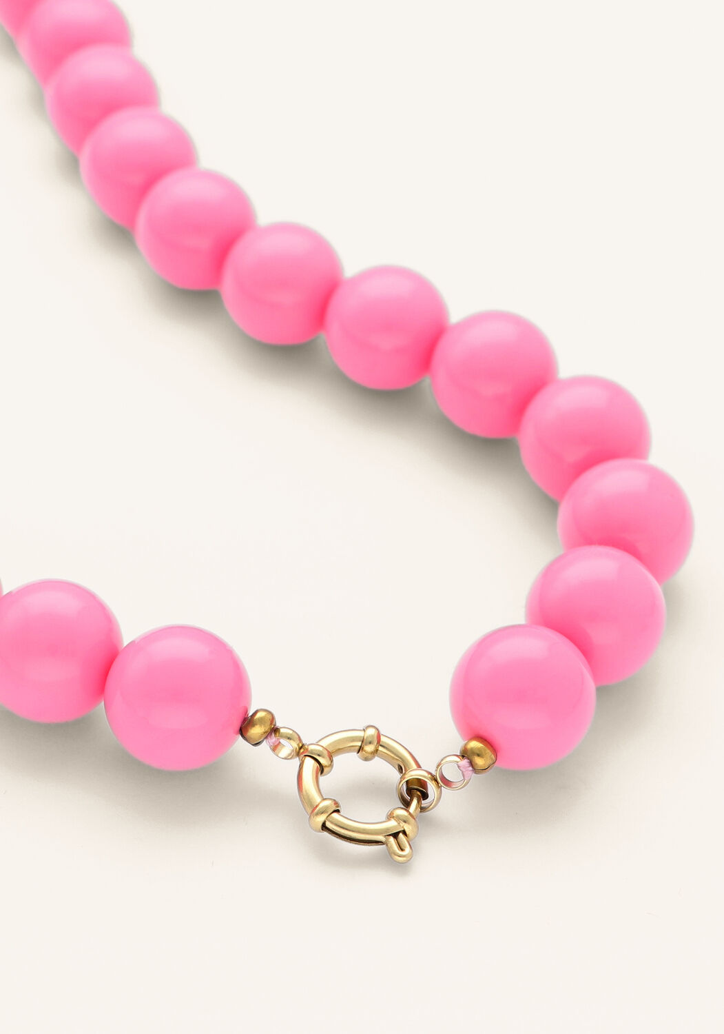 Roze OMODA ATELIER Sieraad AURA NECKLACE - large