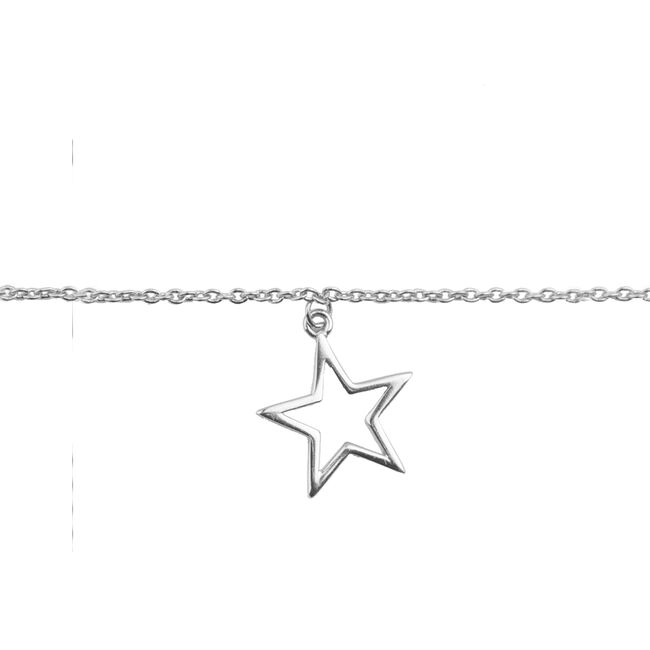 ALLTHELUCKINTHEWORLD Bracelet SOUVENIR BRACELET STAR en argent - large