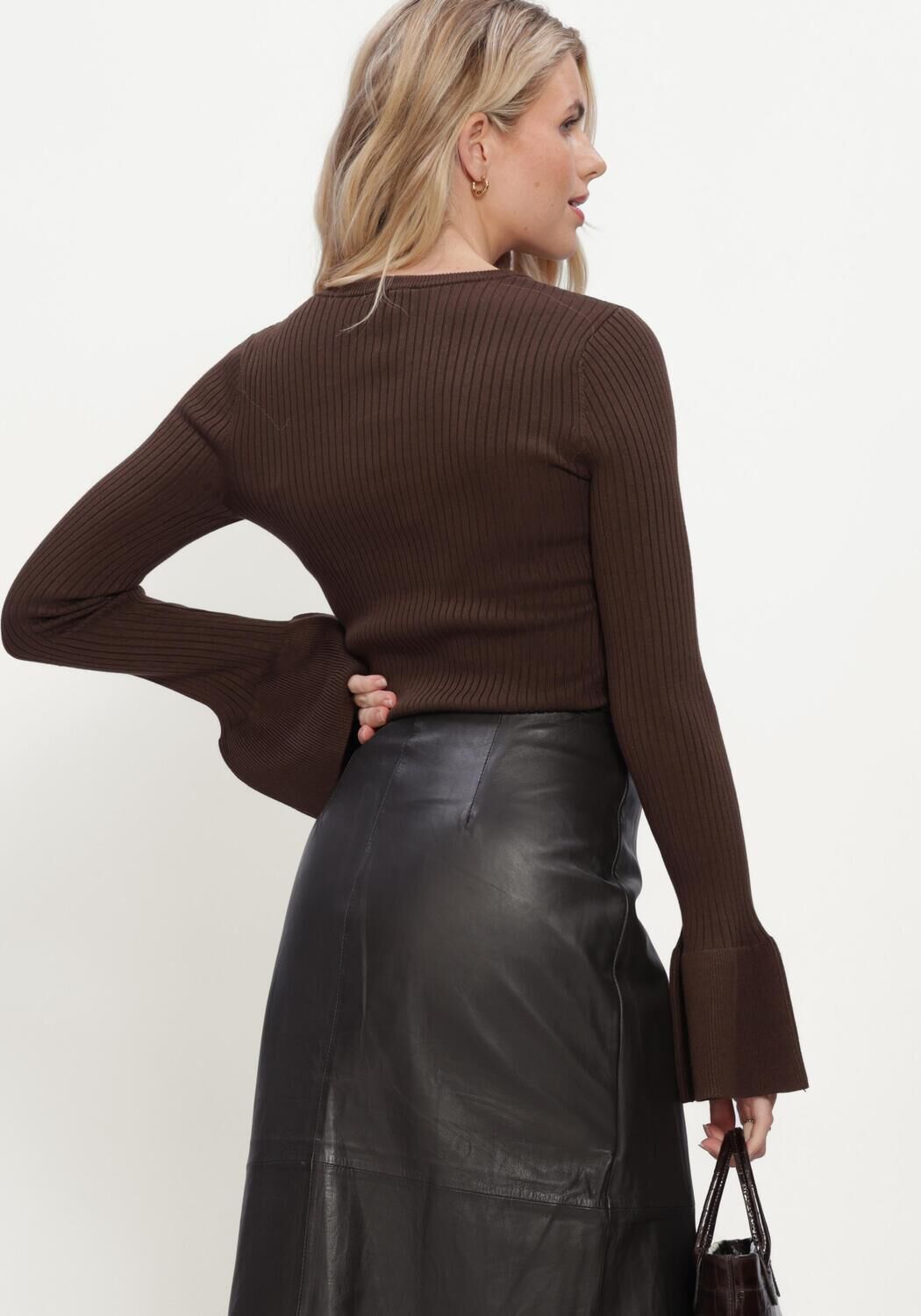 LINA LOCCHI Pull LL-BINE en marron - large