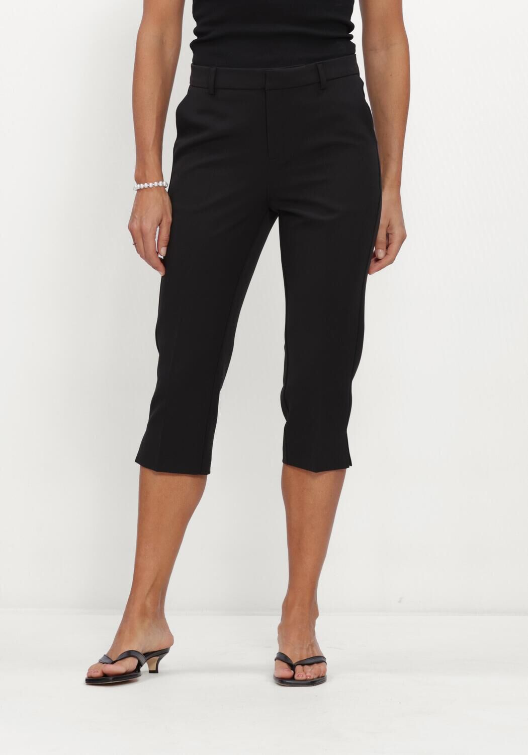 Zwarte NEO NOIR Broeken/jumpsuits TASIA SUIT CAPRI PANTS - large