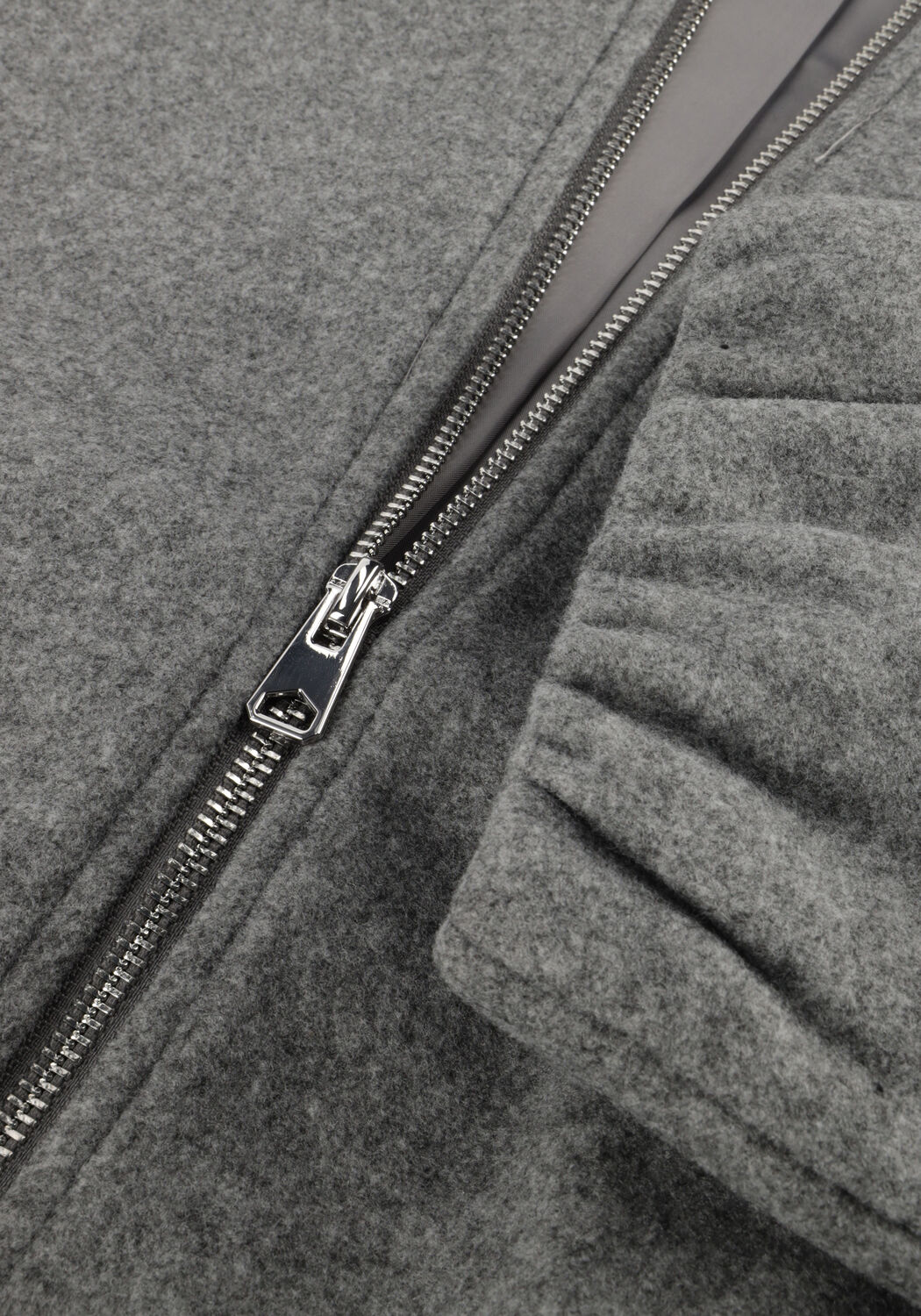 Grijze WITHBLACK Jack WBLKENNEDY BOMBER JACKET - large