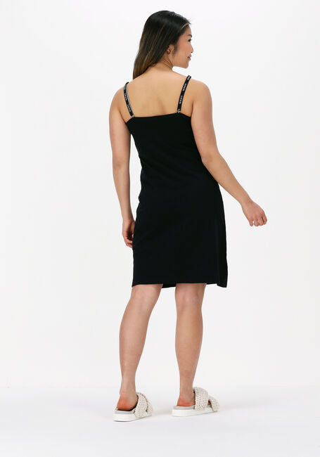 Zwarte 10DAYS Mini jurk SLUB JERSEY DRESS - large