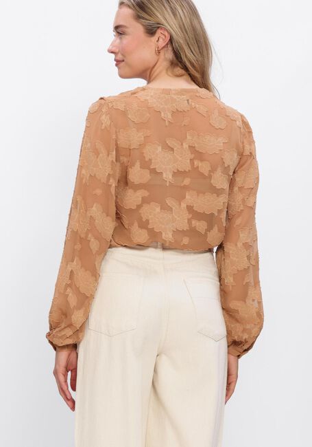 AAIKO ALANA CHIFFON PES 509 Hauts & T-shirts en marron - large