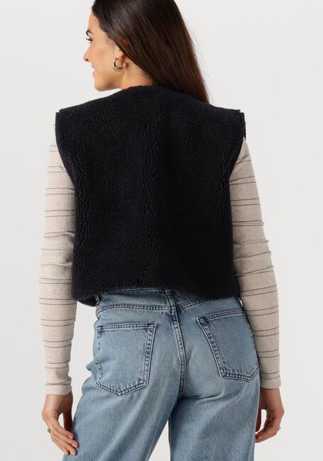 Zwarte BY-BAR Gilet WOLLY MIDNIGHT GILET - large