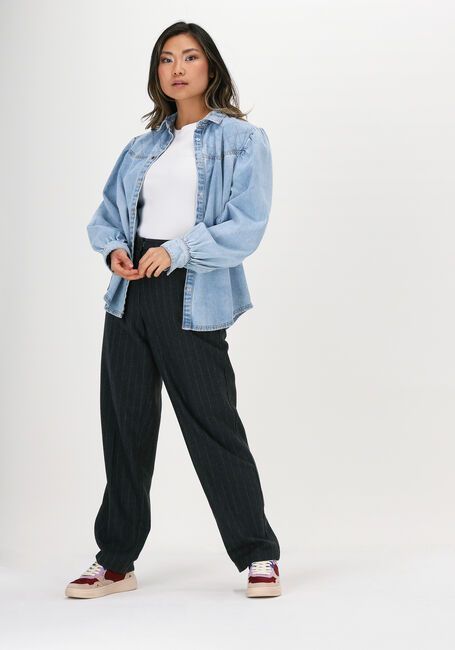 SELECTED FEMME Pantalon SLFMERCY HW TAPERED WOOL PANT en gris - large