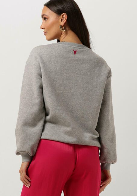 ALIX THE LABEL Chandail LADIES KNITTED LABEL SWEATER en gris - large