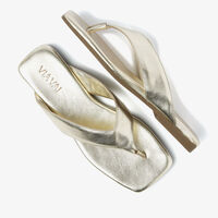 Gouden VIA VAI Slippers KIKI BERRY - medium