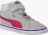 Grijze PUMA Sneakers PUMA MID VULC FUR V JR - medium