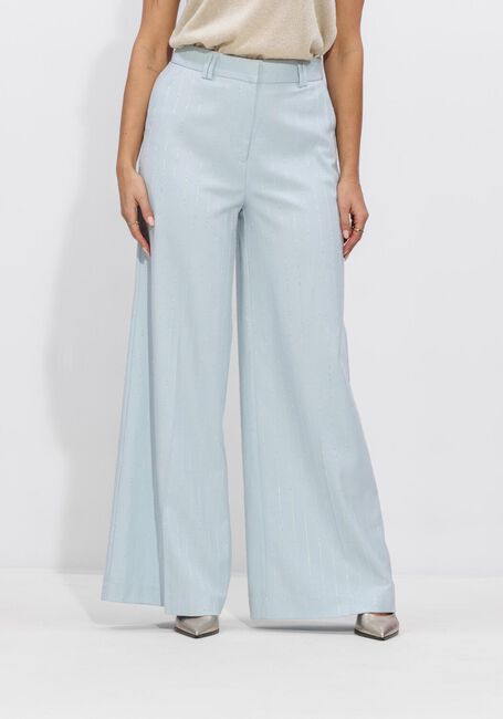 Lichtblauwe AAIKO Wijde broek NORE SEQUINS VIS 532 - large