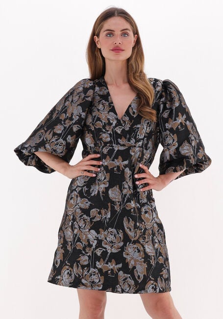 CO'COUTURE Mini robe STELLA JACQUARD V-DRESS en noir - large